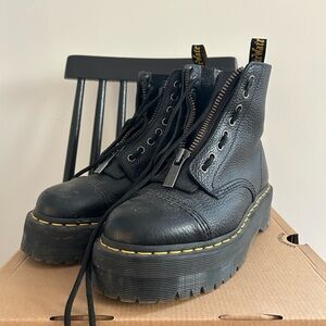 Dr. Martens Black Platform Boots